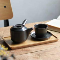 KINTO �L���g�[ LEAVES TO TEA LT �g���C 275�~145mm �o���u�[ �i �g���[ ���~ �|�� �o���u�[ �g���C �J�t�F ������� �� �L�b�`���g���[
