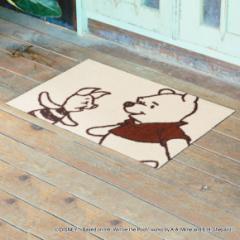 玄関マット 屋内・屋外兼用 プーさん＆ピグレット 50×75cm （ 玄関 マット ディズニー Disney プーさん くまのプーさん Pooh 屋外 屋内 
