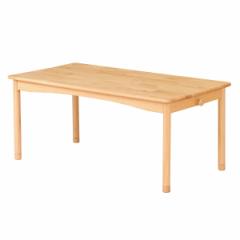 机 キッズテーブル ファミリア 幅110cm （ 子供 こども テーブル 学習机 天然木 木製 つくえ デスク おえかき お絵かき ローテーブル ）