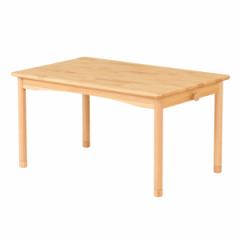 机 キッズテーブル ファミリア 幅90cm （ 子供 こども テーブル 学習机 天然木 木製 つくえ デスク おえかき お絵かき ローテーブル ）