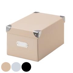 ���[�{�b�N�X roomonize �}�W�b�N�{�b�N�X L �ӂ��t�� A4 ��27�~���s38�~����18cm �i ���[ �{�b�N�X �� �� ���� �p���v �t�^�t�� ������