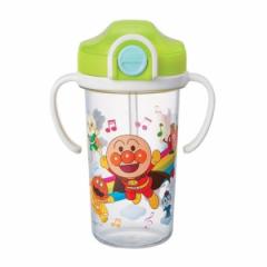 子供用水筒 ベビーストローマグ 日本製 アンパンマン 300ml プラスチック製 キャラクター （ ベビー用マグ ストロー付 ハンドル付き スト