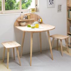 �_�C�j���O�e�[�u���Z�b�g 2�l�|�� 3�_�Z�b�g �e�[�u����80cm ���~�^ �`�F�A�~2 NATURAL SIGNATURE �i �_�C�j���O �Ǖt�� �ؐ� �e�[�u�� 