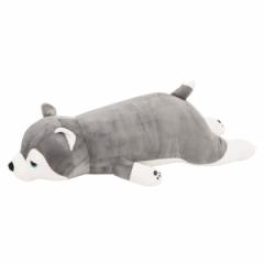 抱き枕 ぬいぐるみ 犬 プレミアムねむねむアニマルズ ミント Lサイズ （ 抱きまくら 動物 イヌ プレミアム 枕 まくら クッション もちも