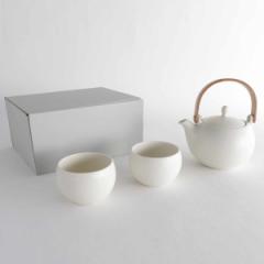 土瓶急須 湯呑み セット 600ml SALIU YUI 結 磁器 （ 急須 湯飲み 湯呑 湯のみ ティーポット 茶こし付き お茶 紅茶 ハーブティー シンプ