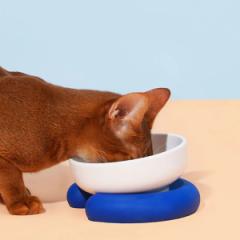 フードボウル Single Bowl Base 高さがある （ ペットボウル シングル 猫 ペット用 餌皿 エサ皿 食べやすい ペット用食器 えさ入れ 猫用 