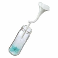 ブラシ 哺乳瓶 くるっと置くだけたっち ガラス専用 （ 哺乳瓶ブラシ 回転 ガラス用 ボトルブラシ 赤ちゃん ベビー 哺乳びん ボトル 洗う 