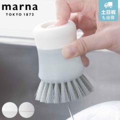 marna マーナ きれいに暮らす。 キッチンブラシ ふつう K788 （ 抗菌 キッチン ブラシ たわし タワシ 束子 クリーナー キッチン用ブラシ 