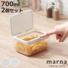 marna �}�[�i GOODLOCKCONTAINER �ۑ��e�� ���C�h�V���[�g K762 2�Z�b�g �i �O�b�h���b�N�R���e�i 700ml �p�b�L���t�� 2�Z�b�g ���� 