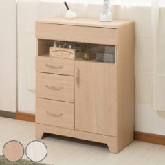 電話台 FAX台 幅60cm ルーター収納 キャビネット ナチュラルテイスト （ ファックス台 fax台 チェスト 引出し4杯 北欧風 リビング収納 収