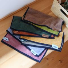 ハンドタオル エアリネス ダブルカラー 34×35cm （ ウォッシュタオル ハンカチタオル ハンカチ 手拭き 綿 コットン 洗面タオル 吸水 高