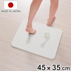 バスマット 珪藻土 日本製 Mサイズ 瞬乾力バスマット （ お風呂マット 35×45cm 足ふきマット 吸水 速乾 国産 浴室マット バーミキュライ