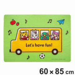 お風呂マット しまじろう オフロマット 約 60×85cm （ 浴室マット お風呂 マット すのこ こどもちゃれんじ 洗い場 クッション性 日本製 