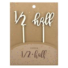�g�b�p�[ 1/2 half �P�[�L�g�b�p�[ 6���� �n�[�t �� �a���� �i �P�[�L �f�R���[�V���� �n�[�t�o�[�X�f�[ �ؐ� �L�O�� �t�H�g�v���b�v�X 
