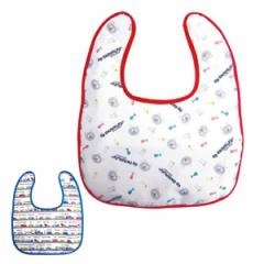 【在庫処分特価】スタイ よだれかけ 面ファスナー 綿 ゴム入り レッド （ LH17669 ベビーエプロン お食事エプロン エプロン ピブ ゴム 汚