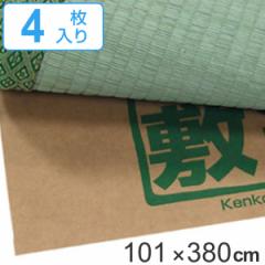 敷紙 健康敷紙8帖 101×380cm 4枚入 （ 敷き紙 保護シート 畳用 フローリング用 8帖 タタミ 畳 抗菌 防ダニ 色移り 防ぐ 通気性 間に敷く