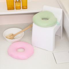 バスクッション 抗菌お風呂クッション 30cm 抗菌 日本製 お風呂 クッション 半身浴 グッズ 風呂 バス プレゼント （ 座布団 円座布団 バ