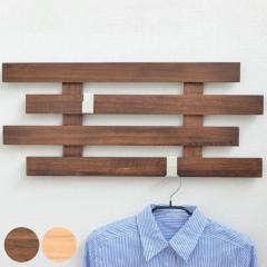 壁掛け すのこ 幅66×奥行3×高さ29cm 壁に付けられるすのこ 4段 フック