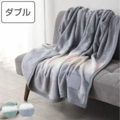 毛布 LOOM&SPOOL ダブル FOL 日本製 綿100％ （ ブランケット 綿毛布 ニューマイヤー 掛け毛布 柔らか 寝具 ふんわり 抗菌 防臭加工 あっ