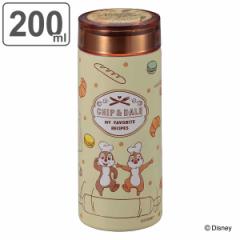 水筒 200ml ディズニー スマートパーソナルボトル チップ＆デール クッキング （ チップ デール 直飲み 保温 保冷 ステンレスボトル マグ