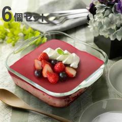 �O���^���M ��M 18cm Pyrex �p�C���b�N�X �X�N�G�A �ϔM�K���X �I�[�u���E�F�A 6�Z�b�g �i �H��@�Ή� �d�q�����W�Ή� �I�[�u���Ή� 