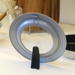 フライパン 蓋 18～20cm チーノ ガラス窓付き スタンド式 （ フライパン蓋 ガラス蓋 鍋蓋 鍋フタ 鍋ふた カバー 自立 立つ 18cm 20cm フ