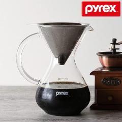 �R�[�q�[�T�[�o�[ 600ml Pyrex �p�C���b�N�X �X�e�����X�t�B���^�[�t�� �ϔM�K���X �i �d�q�����W�Ή� �R�[�q�[ �T�[�o�[ �K���X �t�B��