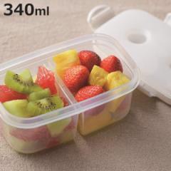 お弁当箱 1段 アクティア 保冷剤付フードボックス 長方形 340ml （ 弁当箱 ランチボックス 保冷剤 保存容器 保存 容器 ケース シンプル 