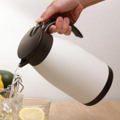 卓上ポット 1L 保温 保冷 エコット テーブルポット ステンレス製 （ ステンレスポット 保温ポット 保冷ポット 真空二重構造 ステンレス 