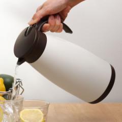 卓上ポット 1.5L 保温 保冷 エコット テーブルポット ステンレス製 （ ステンレスポット 保温ポット 保冷ポット 真空二重構造 ステンレス