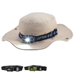 �A�E�g�h�A �w�b�h���C�g LED �L���v�e���X�^�b�O CAPTAIN STAG �i ���C�g �Ɩ� �V���v�� LED�w�b�h���C�g �g���b�L���O �E�H�[�L���O �o