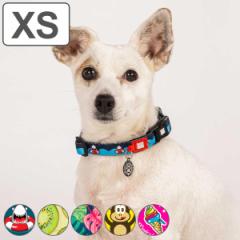 首輪 小型犬 XS マックス＆モーリー 迷子札 犬 （ 犬用首輪 ペット用 スマートID 散歩 いぬ ドッグ 軽量 丈夫 速乾 おしゃれ かわいい デ