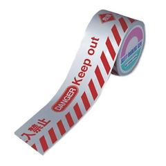 �g���o���P�[�h�e�[�v �u�댯 �����֎~�v �V���o�[/���b�h 8cm�~50m�� ��S�� �i �g���e�[�v �h�Зp�i �j
