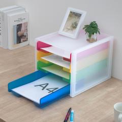 ���^�[�P�[�X A4 4�i �c �t�@�C���g���[ �����o�� �v���X�`�b�N �N���A�t�@�C���Ή� �i ���^�[���b�N ���^�[�g���[ �t�@�C���{�b�N�X �f