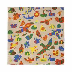 風呂敷 弁当包み PATORI Happy bird 中巾 50cm （ お弁当包み 包み ふろしき クロス 風呂敷き マルチクロス おしゃれ お弁当 手土産 ブッ