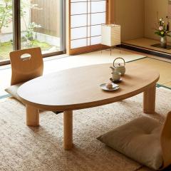 ���� ��120cm �p�r�t�� �Ƌ������ �ȉ~ �^�� �ؐ� ���{�� �i ������ �R�^�c �����e�[�u�� �� �������� �p���� 34.5cm 38.5cm �V�R��