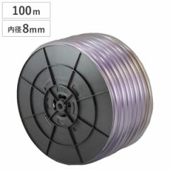 ホース SH 透明ホース 8×10mm 100m （ 農作業用ホース 業務用 農作業 8 10 100 農業用 農業資材 園芸用 家庭菜園 園芸用品 資材 散水ホ