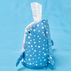 ティッシュケース ジンベイザメ トイレットペーパー サメ （ ロールティッシュケース トイレットペーパーケース カバー アニマル ケース 