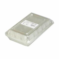 クリアパック 特中 10個入 （ プラスチック容器 パック 容器 使い捨て 弁当箱 角型 ランチボックス お弁当箱 蓋付き 蓋 ふた 10枚 10個 