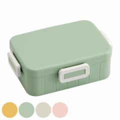 弁当箱 1段 650ml 抗菌４点ロック （ お弁当箱 ランチボックス 食洗機対応 レンジ対応 AG 銀 一段 女子 食洗機OK レンジOK 弁当 お弁当 