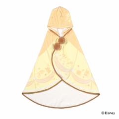 タオル 吸水速乾フード付き バスポンチョ ベル （ バスタオル 湯上り 吸水 速乾 お風呂 キッズ 美女と野獣 キャラクター 湯上りタオル マ
