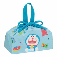 弁当袋 ランチ巾着 ドラえもん ギンガム （ お弁当袋 給食袋 巾着袋 ランチバッグ 子供 お弁当箱 日本製 弁当箱 弁当 給食 袋 弁当巾着 