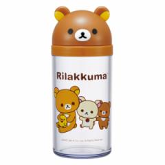 ふりかけケース 220ml ダイカットふりかけケース リラックマ （ ふりかけ入れ 調味料入れ 調味料ボトル 調味料容器 スライド 調味料 ふり