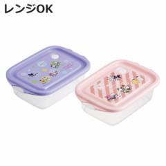 弁当箱 抗菌シールボックスM2P サンリオキャラクターズ×すこぶる動くウサギ （ サンリオ お弁当箱 抗菌 シール容器 2個セット レンジ対