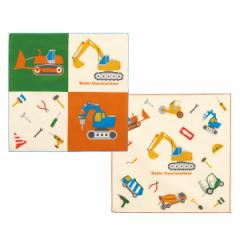 ランチクロス 2枚セット はたらくクルマ （ ナフキン ランチョンマット 2枚 弁当包み 三角巾 給食ナフキン 日本製 お弁当箱 弁当 弁当箱 