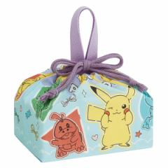 お弁当袋 ランチ巾着 ポケモンポッピング （ ポケットモンスター 弁当袋 給食袋 巾着袋 ランチバッグ 子供 お弁当箱 日本製 弁当箱 弁当 