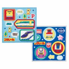 ランチクロス 2枚セット プラレール （ ナフキン ランチョンマット 2枚 弁当包み 三角巾 給食ナフキン 日本製 お弁当箱 弁当 弁当箱 包み