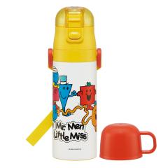 ���� 470ml 430ml ���y��2WAY�X�e�����X�{�g�� Mr.Men �i �ۗ� �ۉ� ������ �R�b�v�t�� �����v�b�V�� �}�O�{�g�� �R�b�v���� 2way �q���p