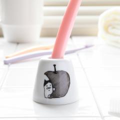歯ブラシホルダー 加猫さん Apple 歯ブラシスタンド 日本製 （ ハブラシスタンド ハブラシホルダー 歯ブラシ立て ハブラシ 歯ブラシ ホル