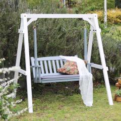 IKEA イケア 2人掛けソファ 屋外用 ホワイト グレー big20522739